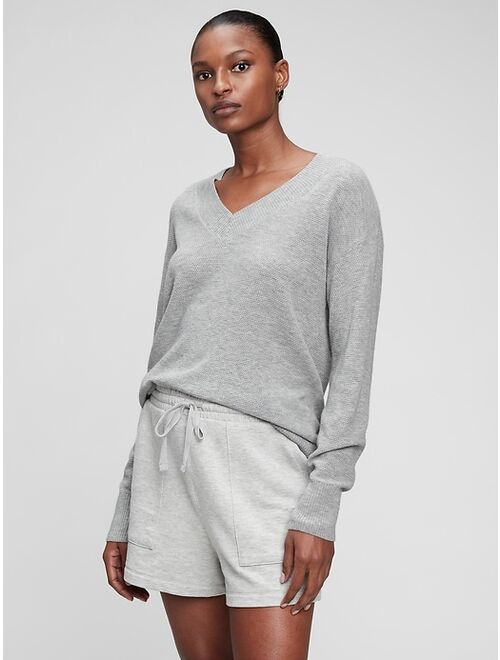 GAP Textured V-Neck Sweater