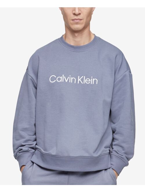 Calvin Klein Men's Relaxed Fit Logo French Terry Sweatshirt