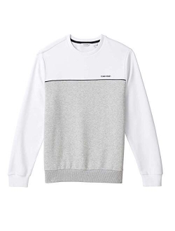 Mens Logo Long Sleeve Pullover Crew Neck Sweatshirt