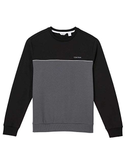 Mens Logo Long Sleeve Pullover Crew Neck Sweatshirt