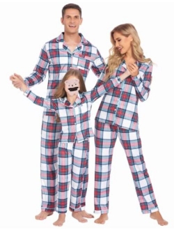 luxilooks Christmas Matching Family Pajamas for Women Men 2 Pieces Holiday Pjs Sets Sleepwear Loungewear S-XXL