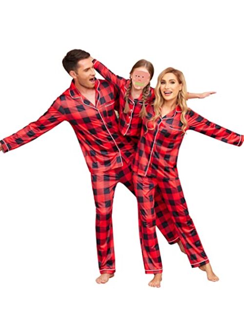 luxilooks Christmas Matching Family Pajamas for Women Men 2 Pieces Holiday Pjs Sets Sleepwear Loungewear S-XXL