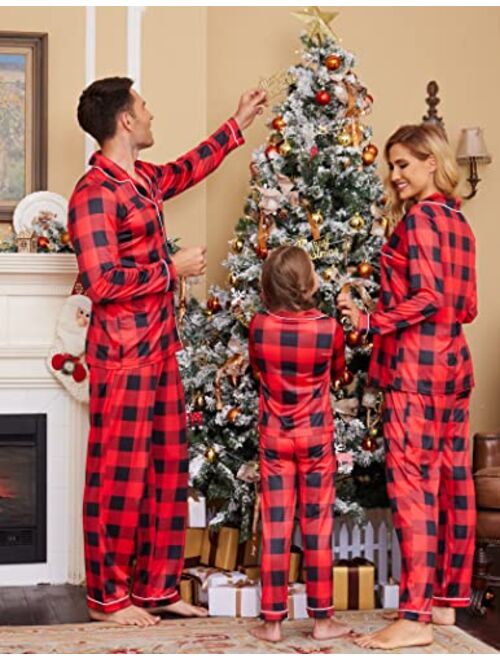 luxilooks Christmas Matching Family Pajamas for Women Men 2 Pieces Holiday Pjs Sets Sleepwear Loungewear S-XXL