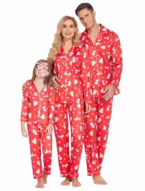 luxilooks Christmas Matching Family Pajamas for Women Men 2 Pieces Holiday Pjs Sets Sleepwear Loungewear S-XXL