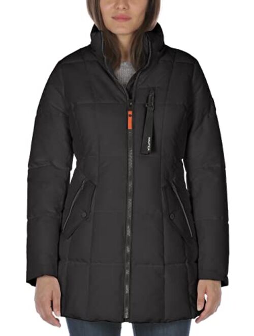 Buy Nautica Womens Heavyweight Puffer Jacket With Faux Fur Lined Hood Online Topofstyle