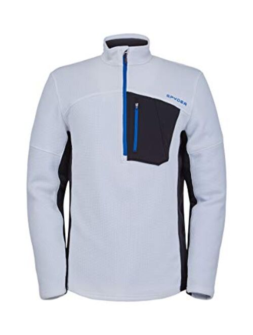 Spyder Active Sports Men's Bandit Half Zip Mid-Layer Jacket