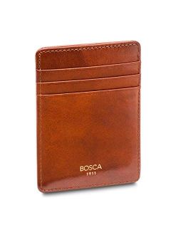 Bosca Men's Front Pocket Wallet in Old Leather - RFID