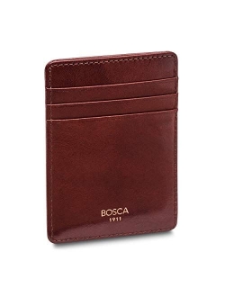 Bosca Men's Front Pocket Wallet in Old Leather - RFID