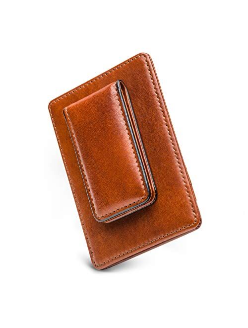 Bosca Men's Front Pocket Wallet in Old Leather - RFID