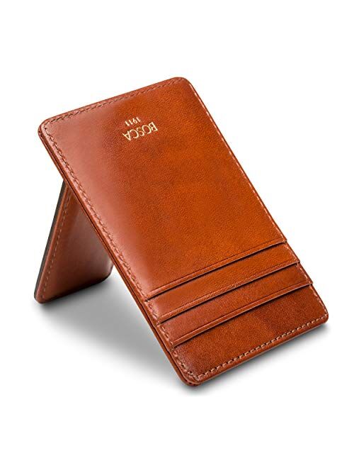 Bosca Men's Front Pocket Wallet in Old Leather - RFID