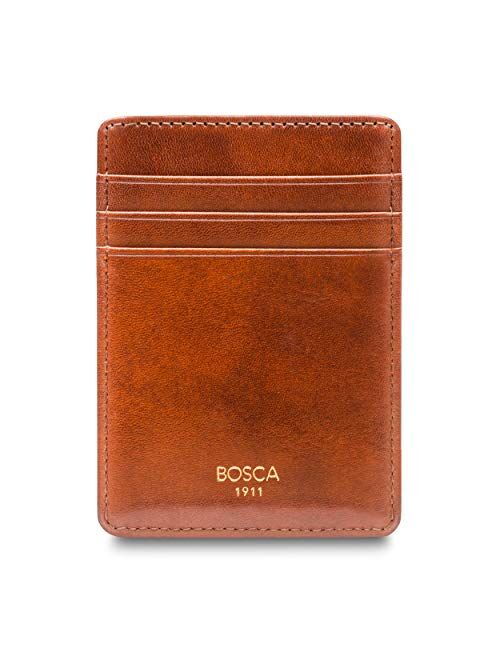 Bosca Men's Front Pocket Wallet in Old Leather - RFID