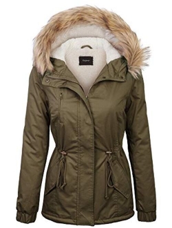 Womens Military Anorak Safari Jacket with Pockets