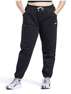 Women's Relaxed-Fit Adjustable Fleece Jogger Sweatpants