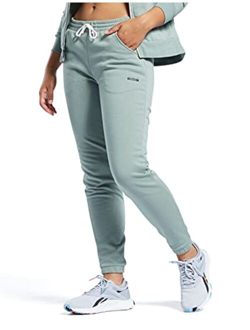 Core 10 Women's Relaxed-Fit Adjustable Fleece Jogger Sweatpants