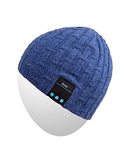 Rotibox Bluetooth Beanie Hat Wireless Headphone for Outdoor Sports Xmas Gifts