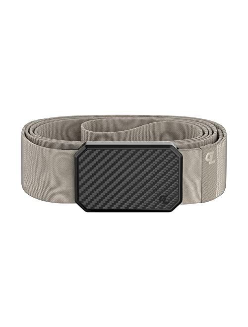 Groove Life Groove Belt by Groove Life - Men's Stretch Nylon Belt with Magnetic Aluminum Buckle, Lifetime Coverage