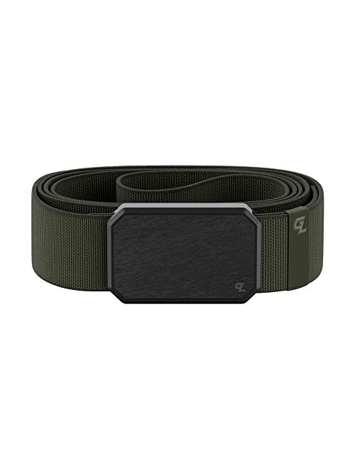 Groove Life Groove Belt by Groove Life - Men's Stretch Nylon Belt with Magnetic Aluminum Buckle, Lifetime Coverage