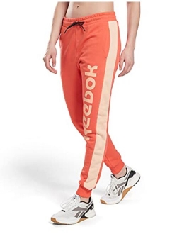 Women's Adjustable French Terry Big Logo Joggers