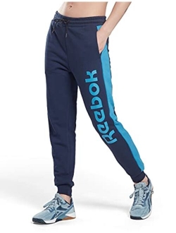 Women's Adjustable French Terry Big Logo Joggers