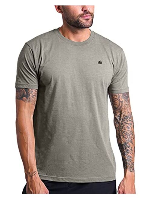 INTO THE AM Men's T-Shirts - Short Sleeve Crew Neck Soft Fitted Tees S - 4XL