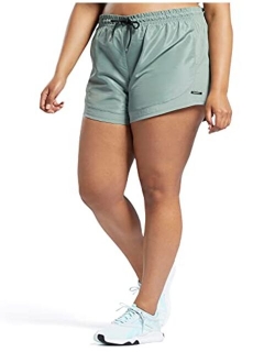 Women's Shiny Woven Shorts