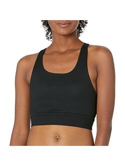 Women's All Day Comfort Built in Sports Bra Crop Top