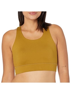 Women's All Day Comfort Built in Sports Bra Crop Top