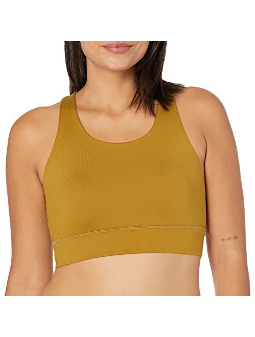 Core 10 Women's All Day Comfort Built in Sports Bra Crop Top