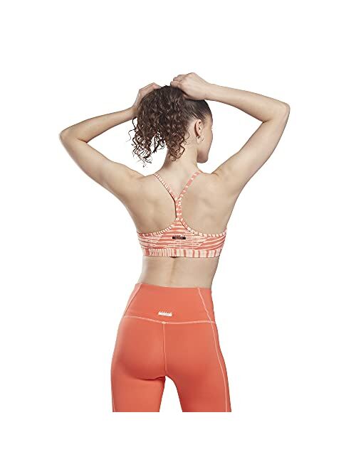 Core 10 Women's Strappy Printed Light Support Sports Bra