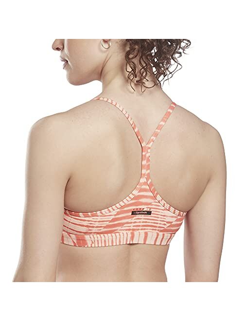 Core 10 Women's Strappy Printed Light Support Sports Bra