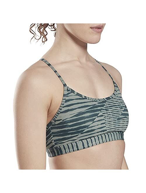 Core 10 Women's Strappy Printed Light Support Sports Bra