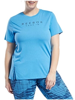 Women's Casual Mesh Back Short-Sleeve Tee