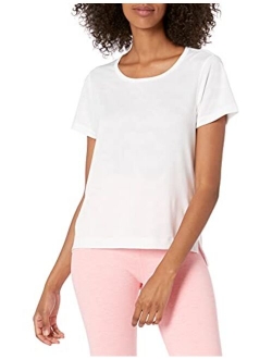 Women's Jacquard Mesh Cropped T-Shirt