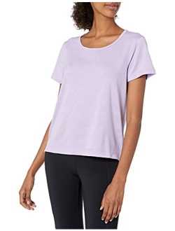 Women's Jacquard Mesh Cropped T-Shirt