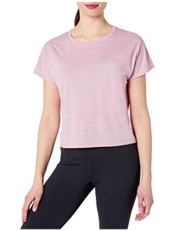 Women's Jacquard Mesh Cropped T-Shirt