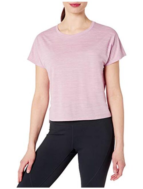 Core 10 Women's Jacquard Mesh Cropped T-Shirt