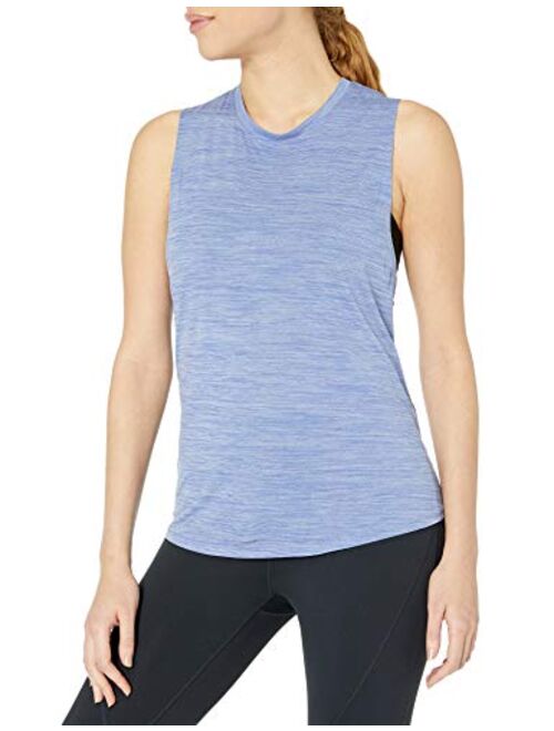 Core 10 Women's Standard Jacquard Mesh Muscle Sleeveless Tank