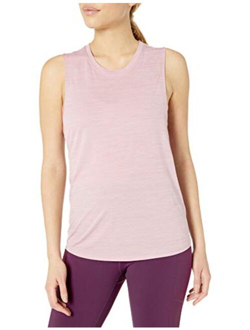 Core 10 Women's Standard Jacquard Mesh Muscle Sleeveless Tank