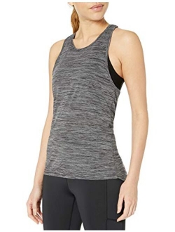 Women's Jacquard Mesh Open Back Tie Tank