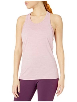 Women's Jacquard Mesh Open Back Tie Tank