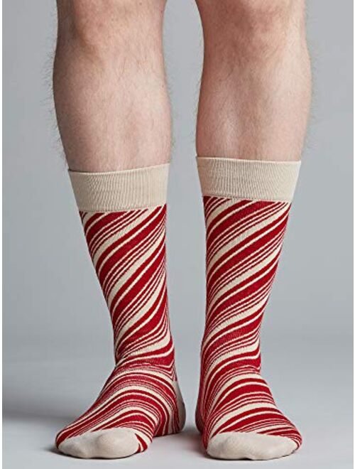 Bolter Bolter 6 Pack Men's Christmas Socks Crew Height Dress Socks