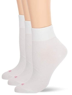 womens Cotton Body Crew Socks, 3 Pair Pack