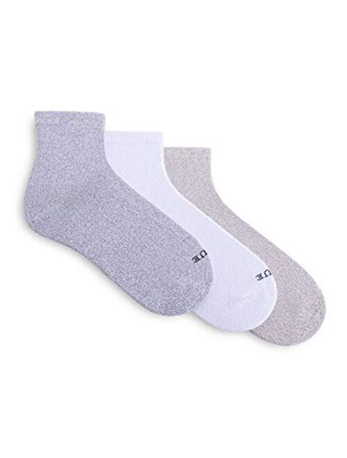 HUE womens Super Soft Cropped Sock 3 Pk