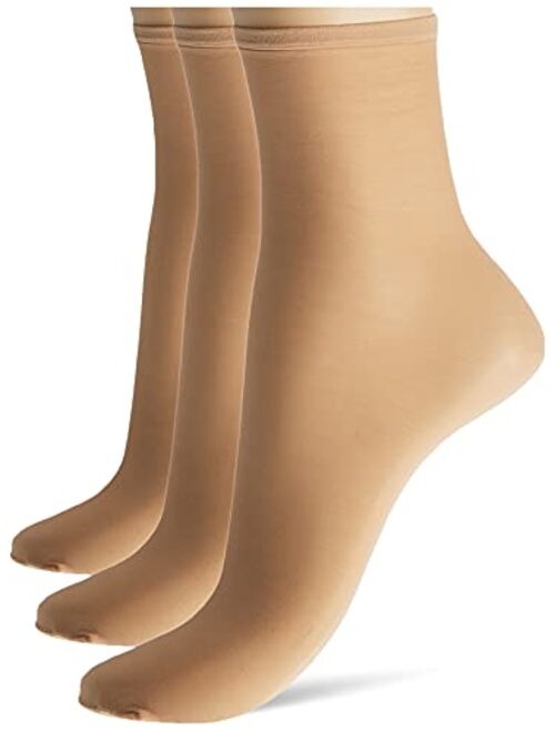 Hue Sheer Ankle Sock 3 Pack Sockshosiery