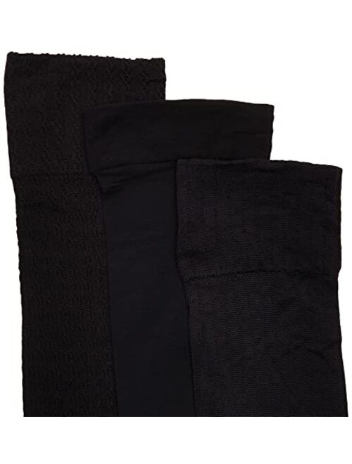 Hue Cable/rib/opaque Assorted Knee Hi Socks, 4 Pair Pack Sockshosiery