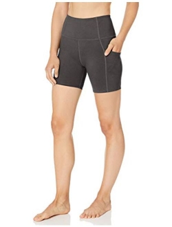 Amazon Brand - Core 10 Women's (XS-3X) All Day Comfort High Waist Yoga Short with Side Pockets - 5