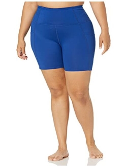 Amazon Brand - Core 10 Women's (XS-3X) All Day Comfort High Waist Yoga Short with Side Pockets - 5