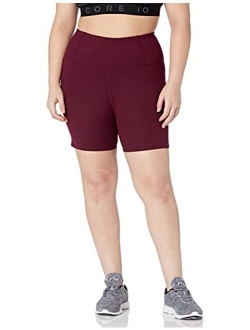 Amazon Brand - Core 10 Women's (XS-3X) All Day Comfort High Waist Yoga Short with Side Pockets - 5