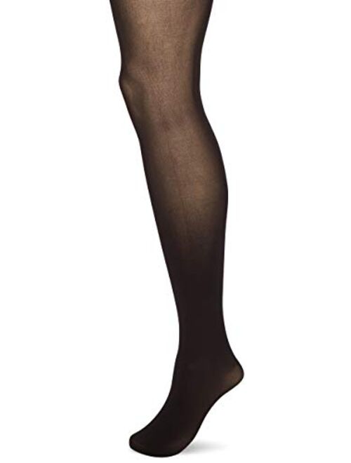 HUE womens Opaque Tights With Control Top 2 Pack