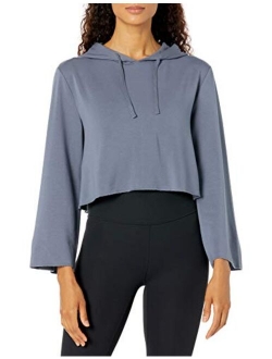 Women's Cloud Soft Cropped Bell Sleeve Relaxed Fit Yoga Sweatshirt